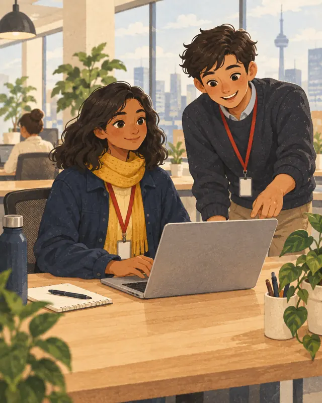 Illustrated example: real work experience — Co-op placement